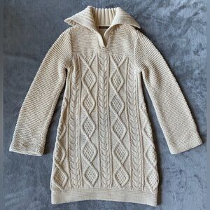 525 America Cable-Knit Sweater Dress